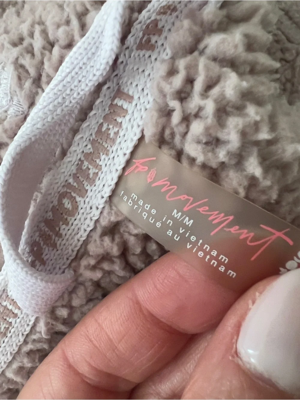 Free People Mountain High 1/2 Zip Fleece Pullover in Neutral Mauve